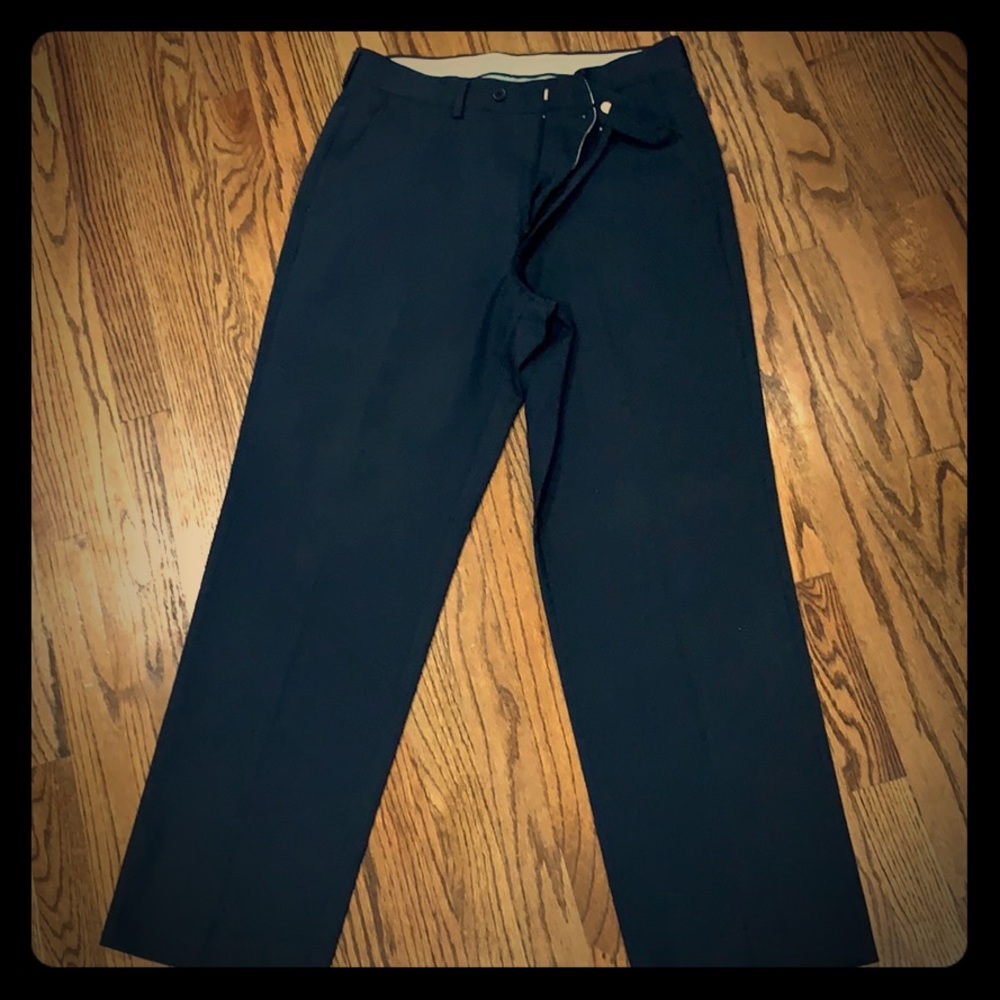 Black Saks Fifth Avenue-Navy Dress Pants 34”W 30”L